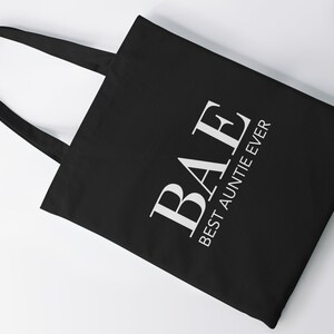 CafePress 'Best Auntie Ever' Tote Bag - Natural Canvas Reusable Shopping Bag, Two Sizes Available - View #8