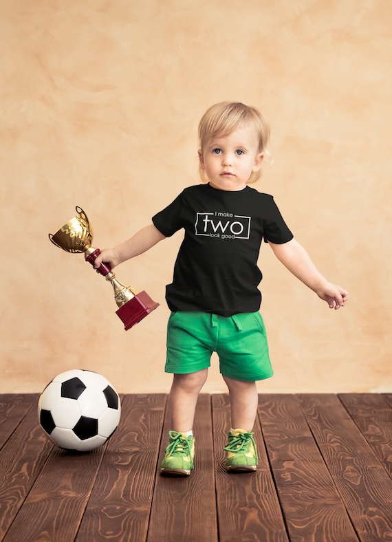 Buy I Make Two Look Good Unisex Kids T shirt Birthday 2nd Birthday