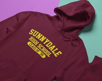 Sunnydale High School Class of '99 Adult Unisex Hooded Sweatshirt Hoodie Mens Women Ladies Buffy Vampire Hoody SHS Sunnydale CA Buffy Fan