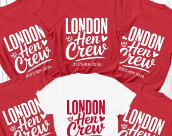 Personalised London Hen Party T shirts Team Bride Bridal Party Shirts Themed Bachelorette Hen Party Top Bride To Be Crew