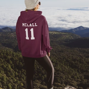 Scott McCall Inspired Wolf Teen Adult Hooded Sweatshirt With Print on Rear Only Hoodie