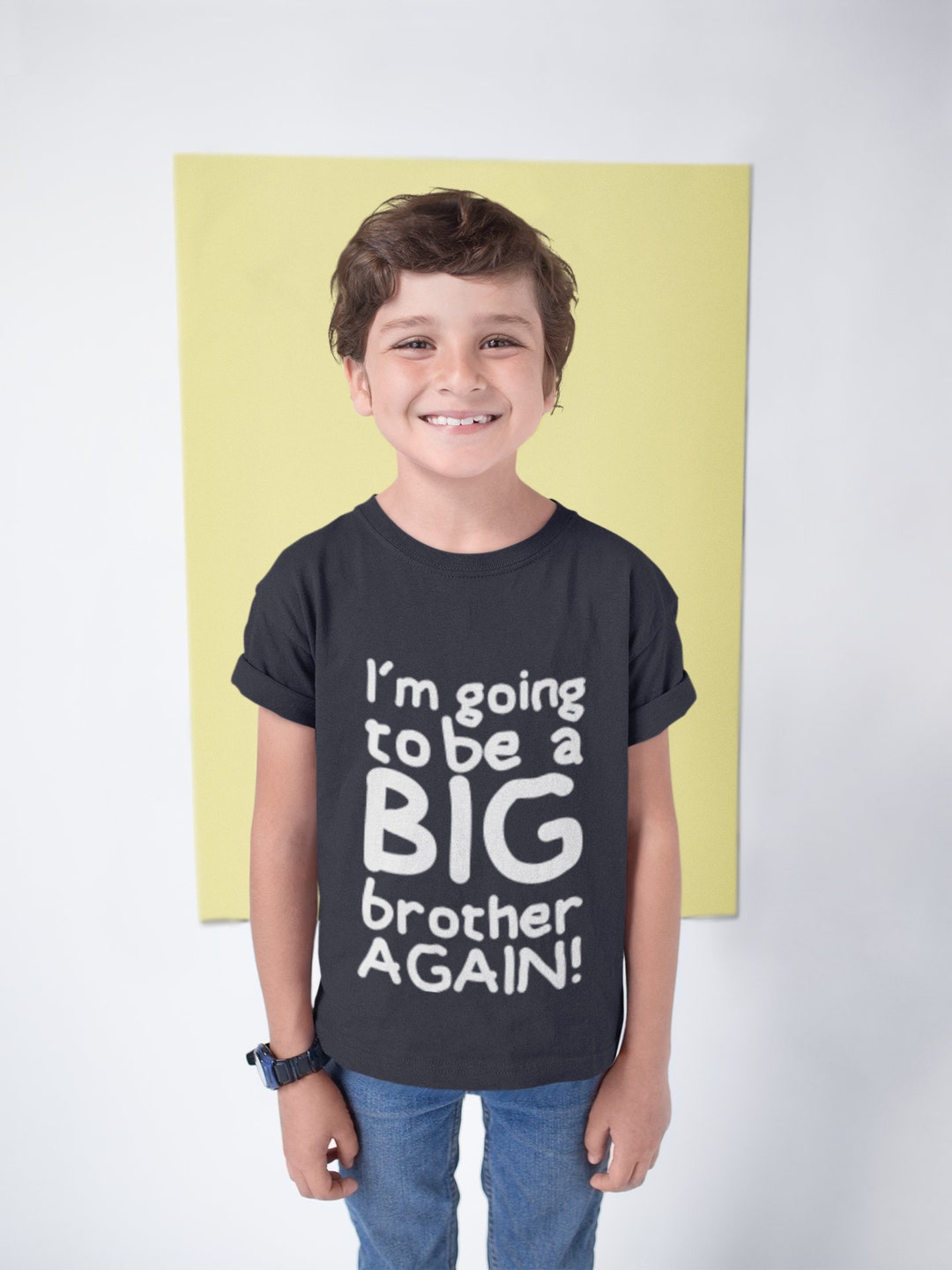 I Am Going to Be a Big Brother Tshirt - Dad Did It