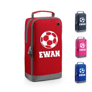 Personalised Name Football Shoe Bag Boots Sports Kit Bag School Team Club Bag Soccer Games Shoe Trainer Sneakers