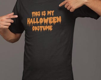 Funny Halloween Costume T-Shirt: Novelty Mens/Adults Party Tee