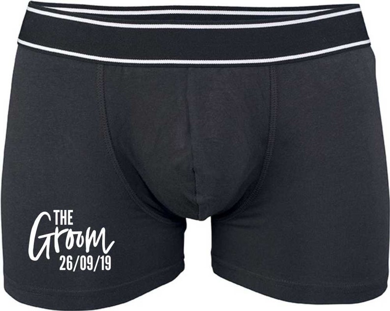 Groom Personalised Boxer Shorts Groom Boxer Trunks Groom | Etsy