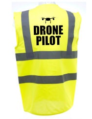 Drohnen Pilot Verbesserte Sichtweste Hallo Viz Hi Viz Sicherheits