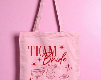 Personalisierte Hen Party Tote Bag Team Braut Brautparty Tote Bag Tribe Bachelorette Hen Party Favors Taschen