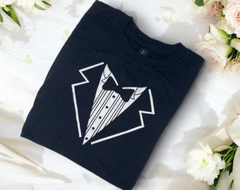 Tuxedo T Shirt Fancy Dress Funny Kids Boys Girls Childrens Joke T Shirt