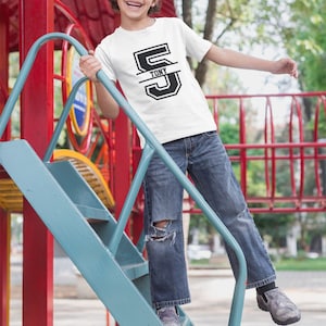 5th Birthday Personalised Kids T-Shirt Birthday Gift Party Child Sibling Celebration Present T Shirt 5 Year Old Fifth Birthday