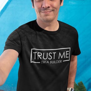 Faites-moi confiance, je suis un constructeur pour hommes/adultes - rigolo/blague/cadeau/cadeau/secret Père Noël maçon construction