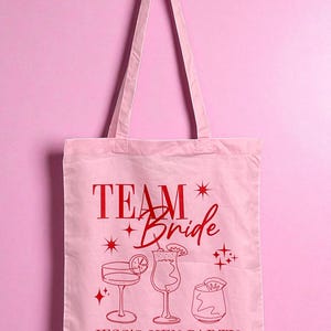 Personalised Hen Party Tote Bag Team Bride Bridal Party Tote Bag Tribe Bachelorette Hen Party Favours Bags