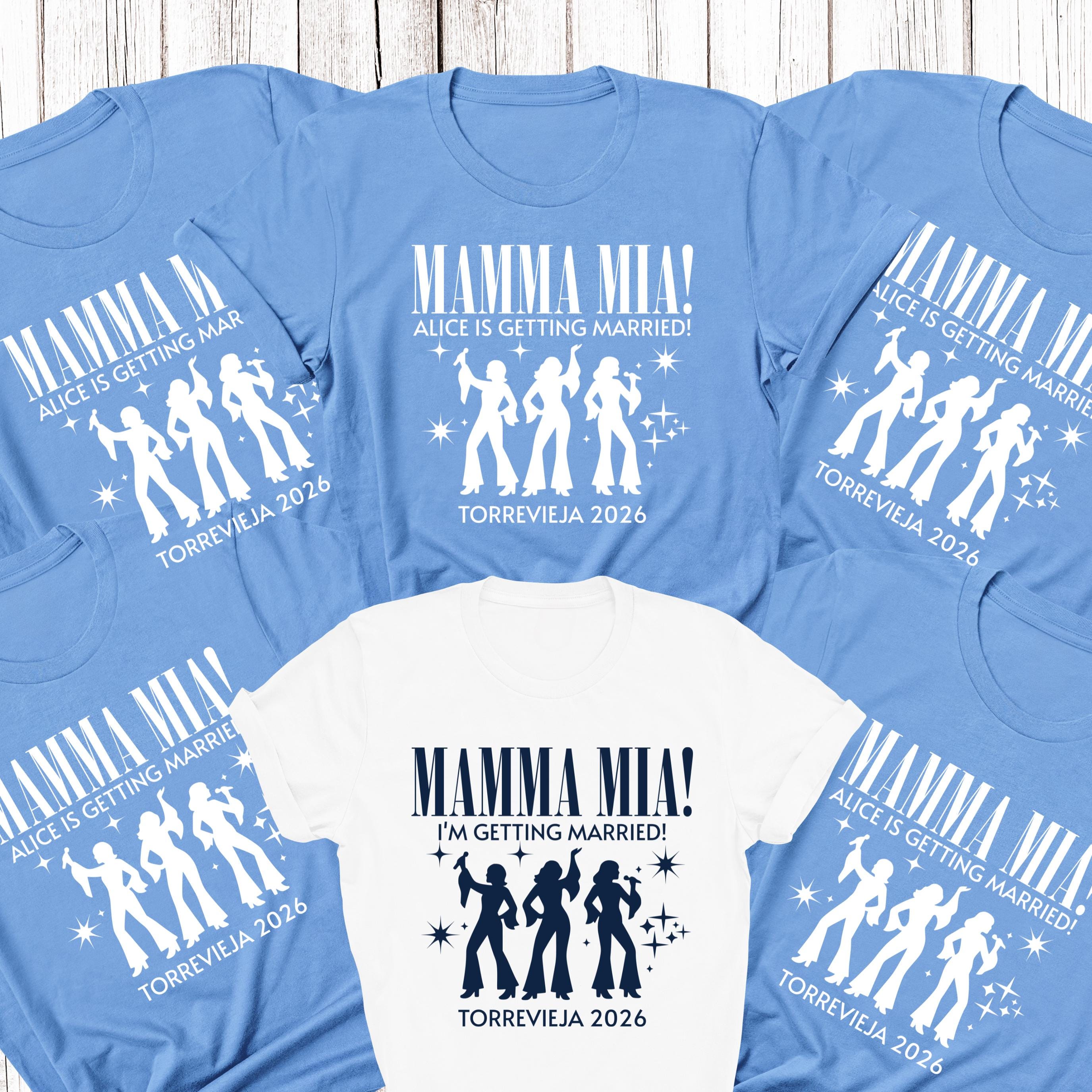 Blue Mamma Mia Shirt - Etsy