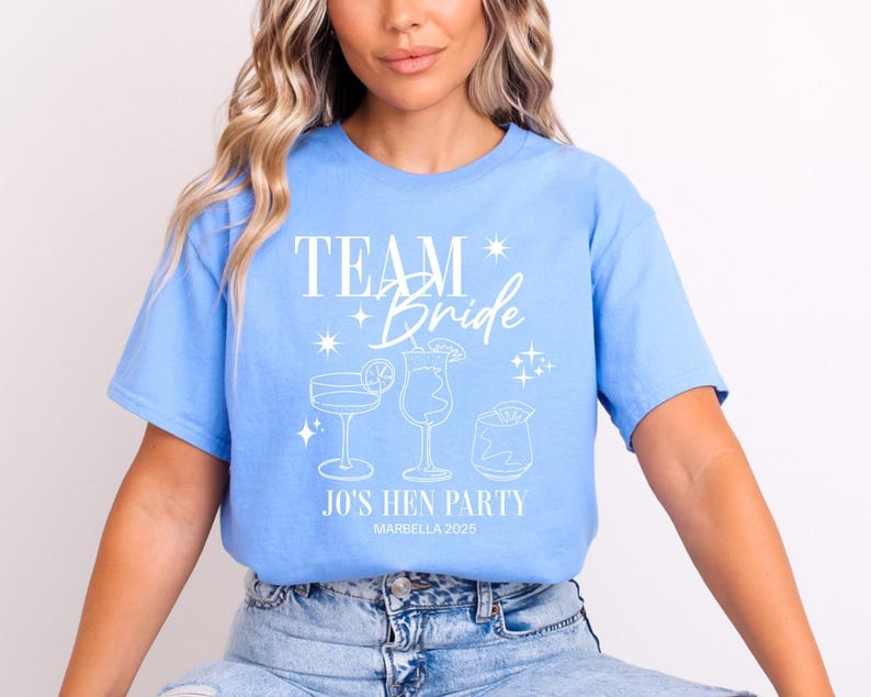 Gepersonaliseerde T-shirts vrijgezellenfeest Team Bruid Bruidsfeest Shirts Gepersonaliseerde bijpassende Stam Vrijgezellenfeest Tops Bride To Be Custom Team Bride