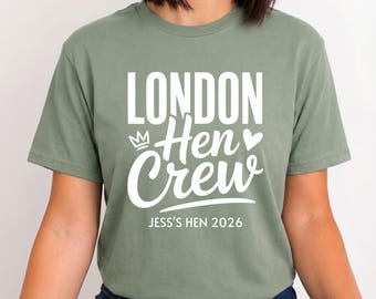 Personalised London Hen Party T shirts Team Bride Bridal Party Shirts Themed Bachelorette Hen Party Top Bride To Be Crew