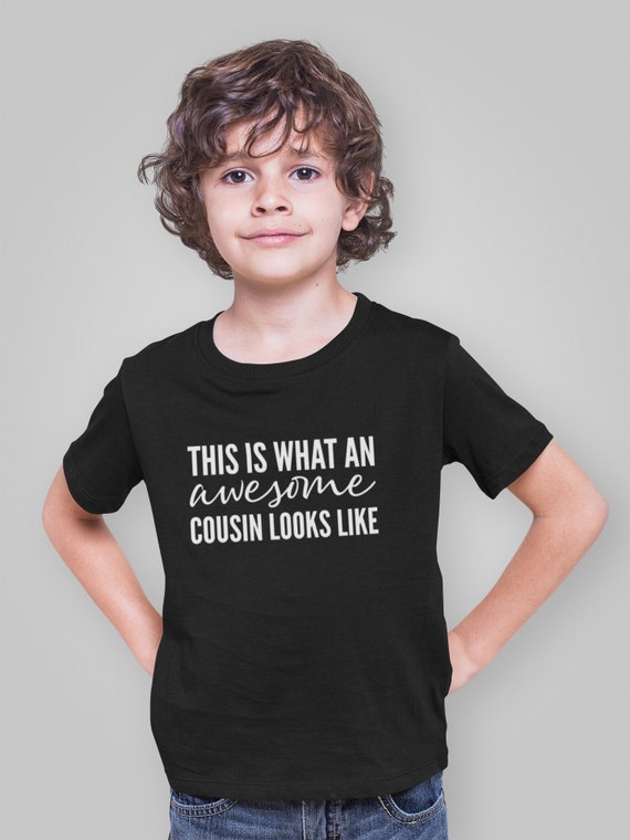12-13 Kids This is What an Awesome Cousin Looks Like T Shirt Gift Sizes 3-4 
