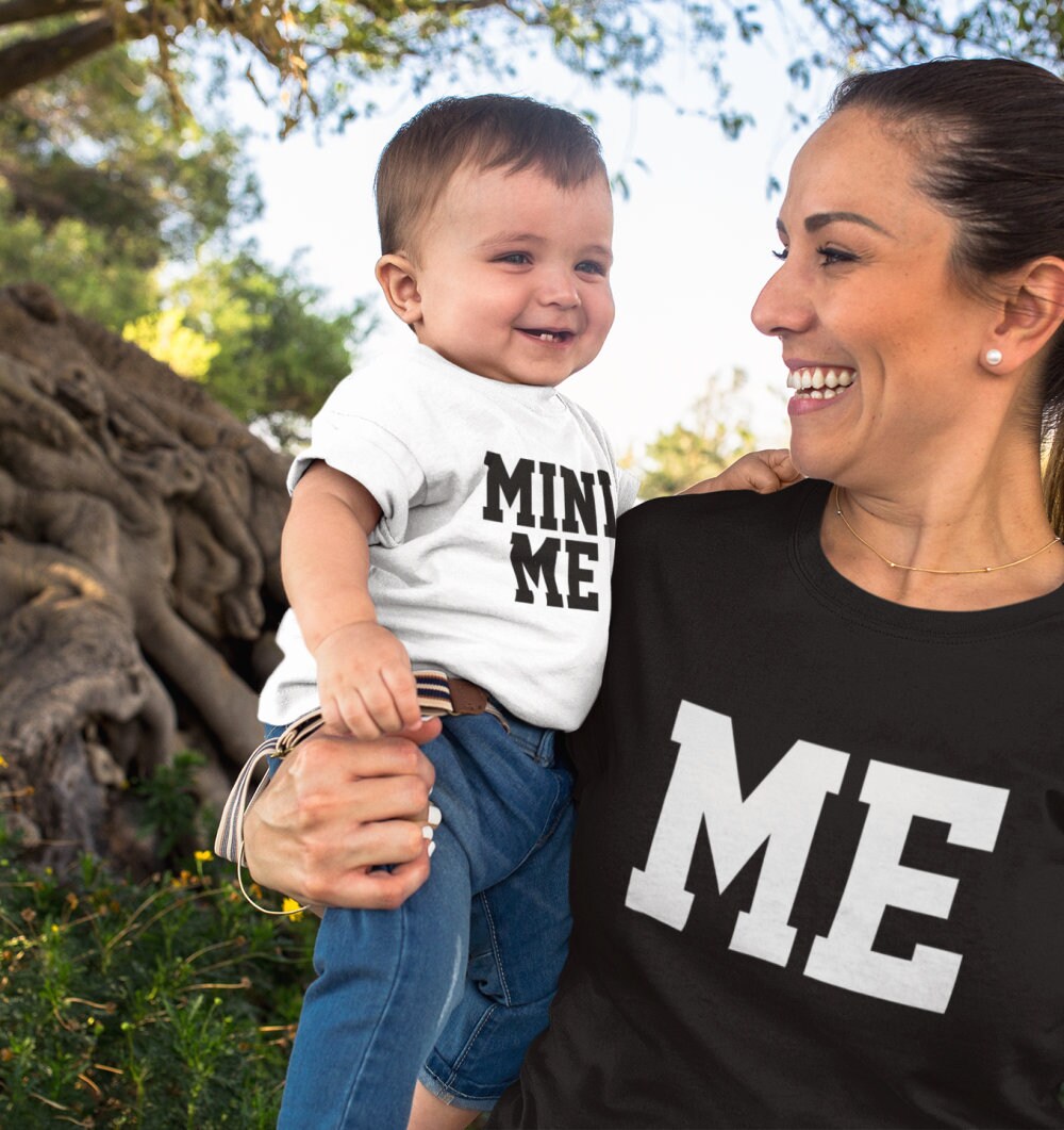 Me Mini Me Parent Child Matching Tshirts Father Son Mum Daughter