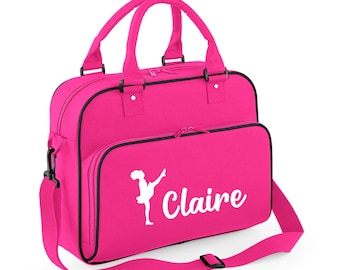 Bolsa de baile irlandés infantil personalizada con nombre para clases de baile escolar (niñas, niños y niñas), Ceili, Stepdance gaélico, Sean-Nós, kit de baile para adultos y estudiantes.
