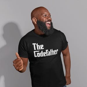 The Codefather T-Shirt Funny Programmer Gift Coder Tee Unisex