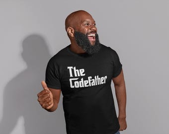 The Codefather T-Shirt Funny Programmer Gift Coder Tee Unisex