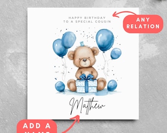 ICG Carte D'anniversaire Pour Homme Mari – Ours En Peluche Et Cœur