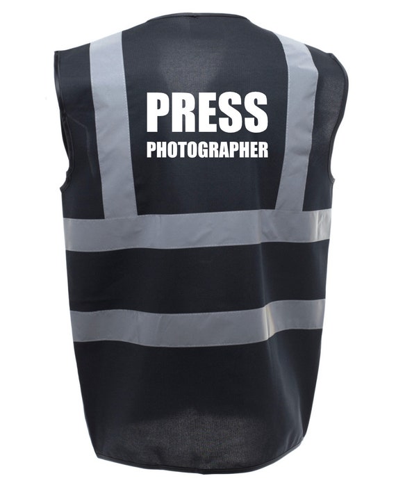 Gilet à visibilité améliorée pour photographe de presse Hi - Etsy France