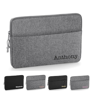 Personalised Name 13&quot; or 15&quot; Laptop Bag, Text Corner D2 Type, Laptop Case, Name Laptop Bag, Custom Laptop Bag, University