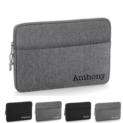 Personalised Name 13 or 15 Laptop Bag Script Text Etsy