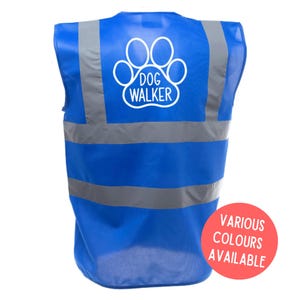 Dog Walker Vest: Enhanced Visibility - Reflective Hi Viz Waistcoat