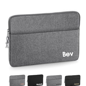 Personalised Name 13&quot; or 15&quot; Laptop Bag, Text Corner, Laptop Case, Name Laptop Bag, Custom Laptop Bag, University,