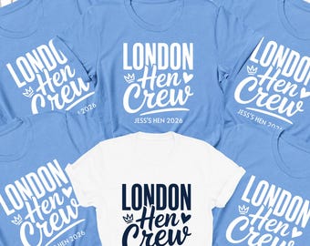 Personalised London Hen Party T shirts Team Bride Bridal Party Shirts Themed Bachelorette Hen Party Top Bride To Be Crew