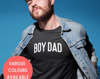 Jongen vader heren vader tshirt vaderdag shirt trotse vader, jongen vader, cadeau voor papa, Vaderdagcadeau, shirt vader, vader van jongens, jongens