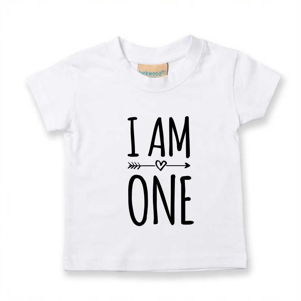 I Am One 1st Birthday Kids Tshirt Birthday Gift Party Child - Etsy