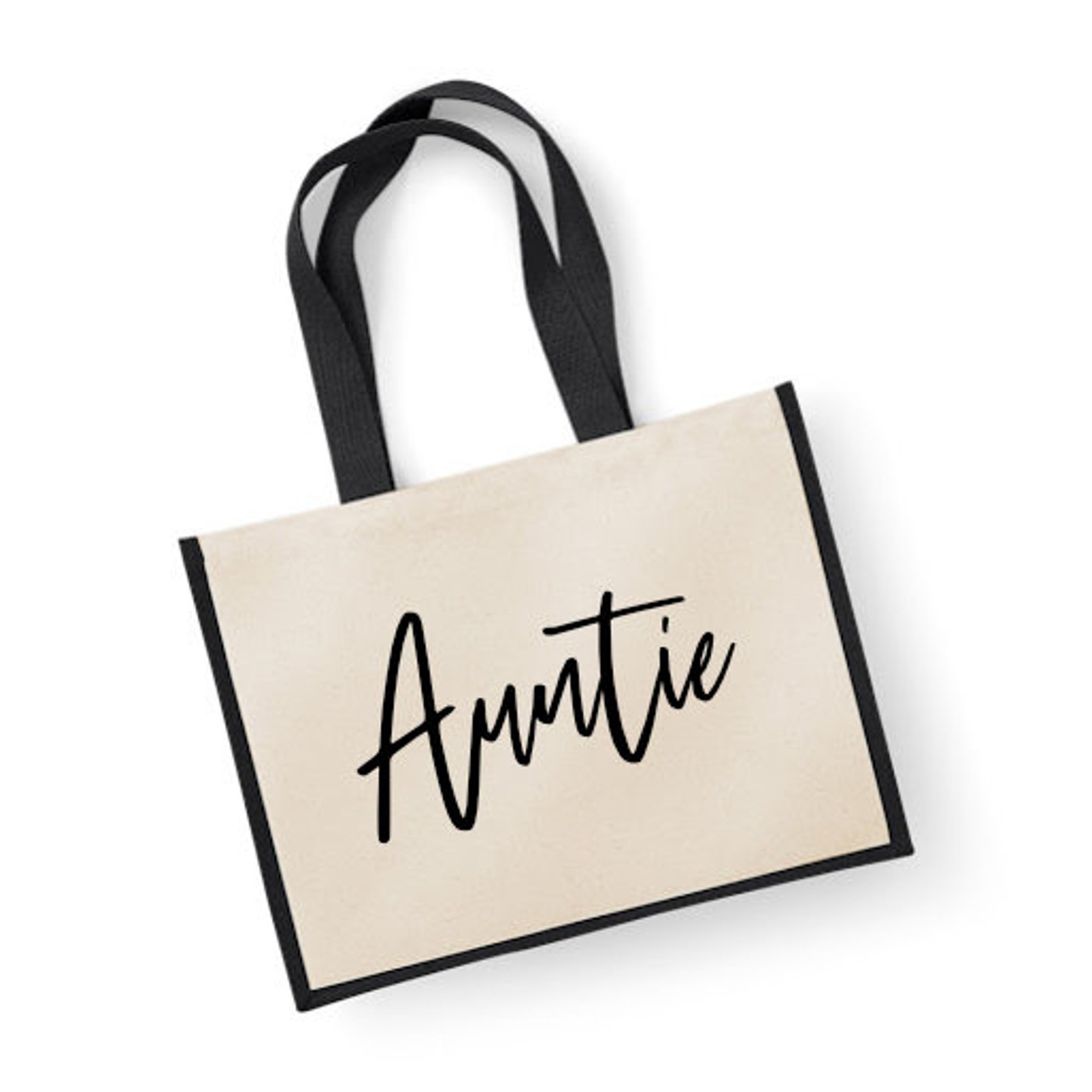 Auntie Classic Shopping Tote Bag Shopper Lunch Best Aunt Ever Etsy