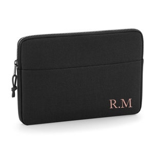 Gepersonaliseerde 13- of 15-inch laptoptas, laptoptas, monogram laptoptas, aangepaste laptoptas, universiteit, eerste tablettas, monogram