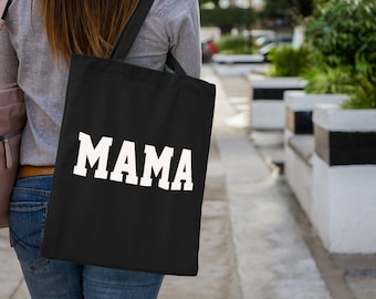 Mama Tote Bag Cotton Bag Lightweight Shopping Mum Mom of Mama Gift For Mum Mother's Gift From Child New Mum Mummy