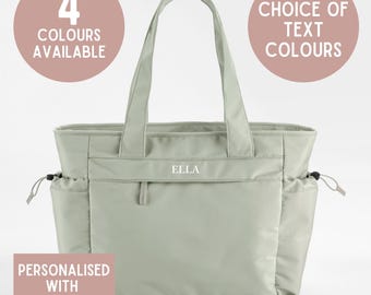 Personalised Recycled Polyester Tote Bag: Yoga, Gym, Pilates