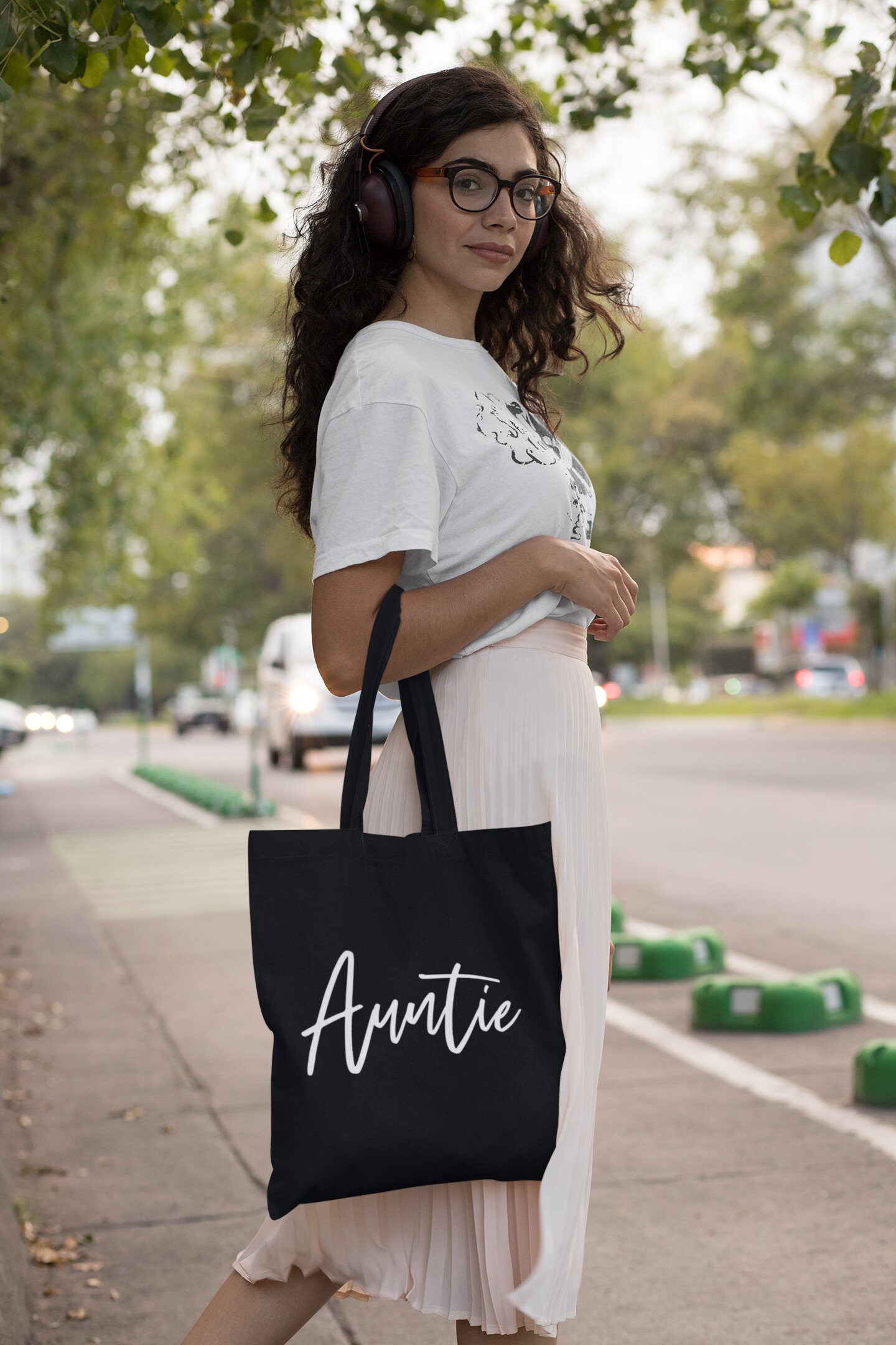 Auntie Lightweight Tote Bag Cotton Shopping Gift for Auntie Etsy