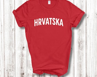 Camiseta Croácia Adulto Esporte País Apoio Patriótico Unissex Camiseta Croácia Futebol Fantasia Hrvatska