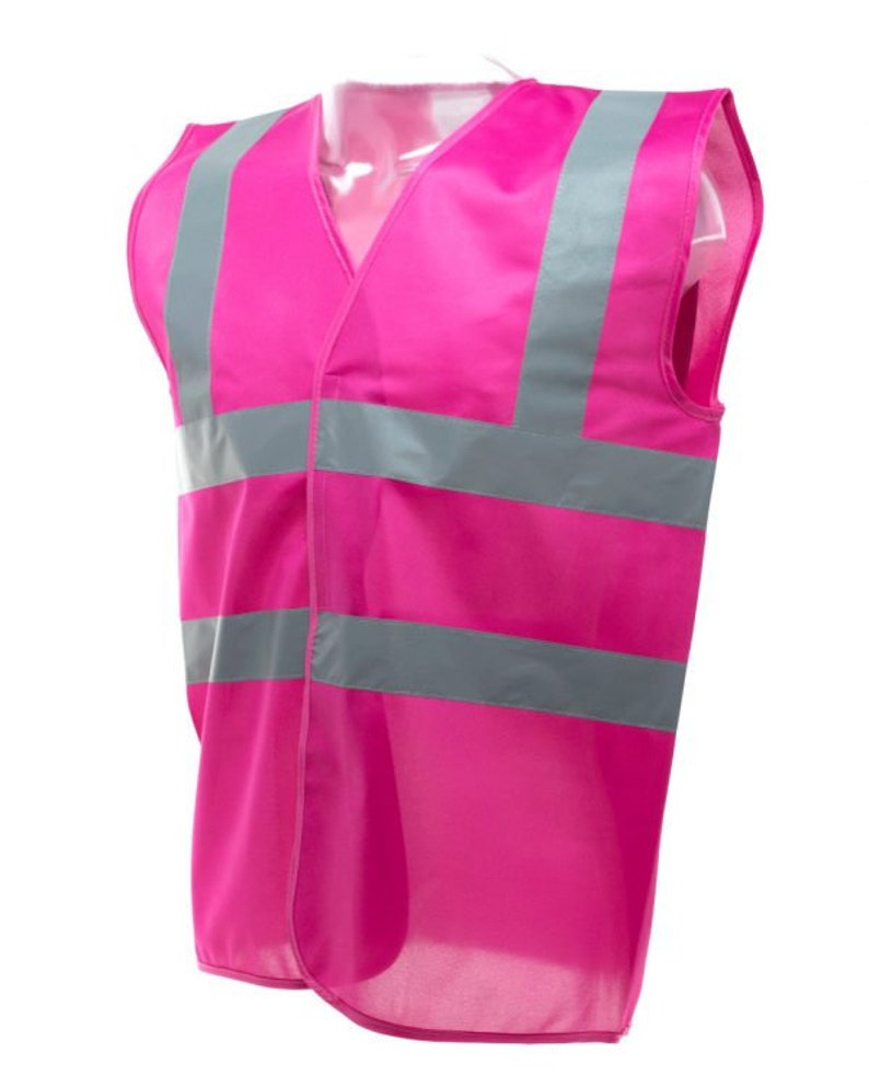 Hen Party Bride To Be Bride Tribe Pink Hi Viz Vest Bride Bridal Party Fancy Dress Bachelorette Party Uniform image 8