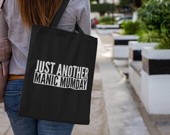 Just Another Manic Mumday Tote Bag Cotton Bag Lightweight Shopping Mum Mom of Mama Gift For Mum Mother's Gift From Child New Mum Mummy