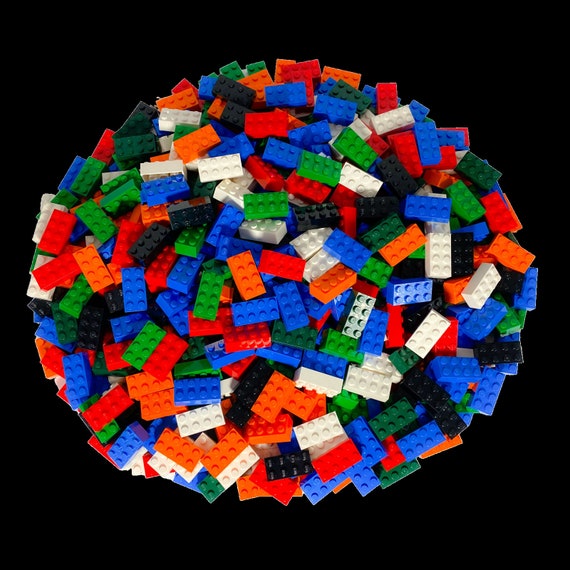 LEGO 2x4 Bricks 1000 Pieces Colorful Bricks - Etsy