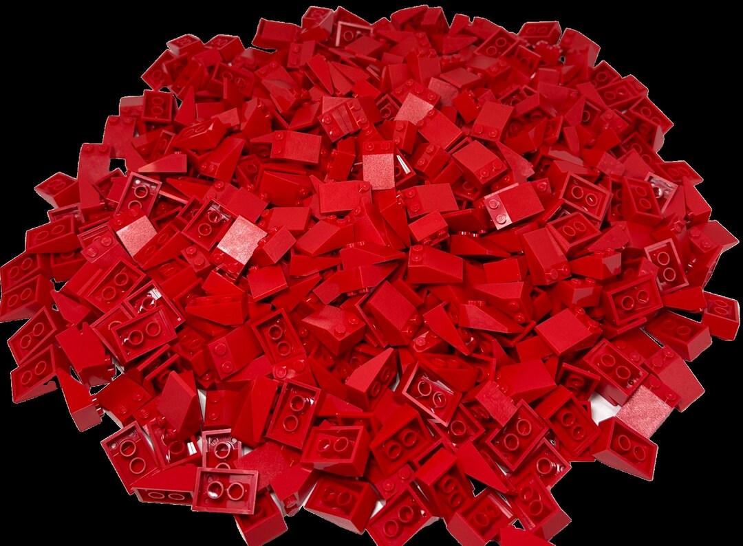 LEGO 3x2 Tuiles Toiture Rouge 3298 NOUVEAU Quantité 250x -  Canada
