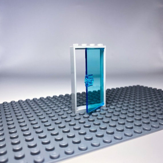 Porte Hôpital imprimée sur Vitre Lego® 1X4X6 - Transparent