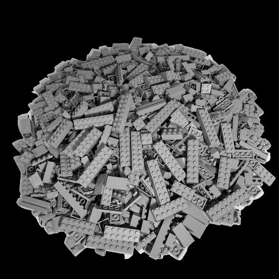 Grey lego bricks bulk sale