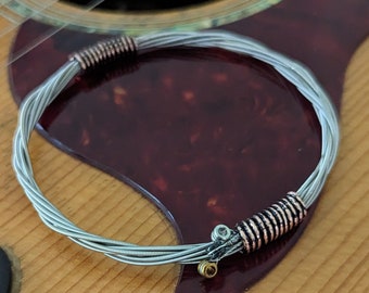 Simple Man recycled guitar string bangle