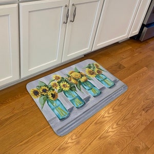 Anti Fatigue Kitchen Mat Cushioned Kitchen Rug Heavy Duty Waterproof Floor  Mat Non-Slip Comfort Standing Mat for Kitchen Sink La - AliExpress