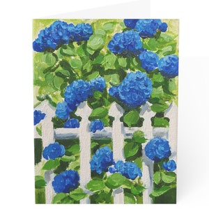 Hydrangea NoteCards, Blank Note Card with Envelopes, Floral Notecards 10 pc, Hydrangea Gift, Hydrangea Card, Stationary Set, Floral Gift