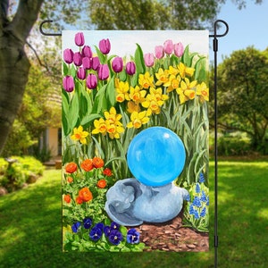 Spring Garden Flag | Easter Garden Flag | Mini Garden Flag | Welcome Garden Flag | Outdoor Decor | Small Flags for Yard | Outdoor Flag