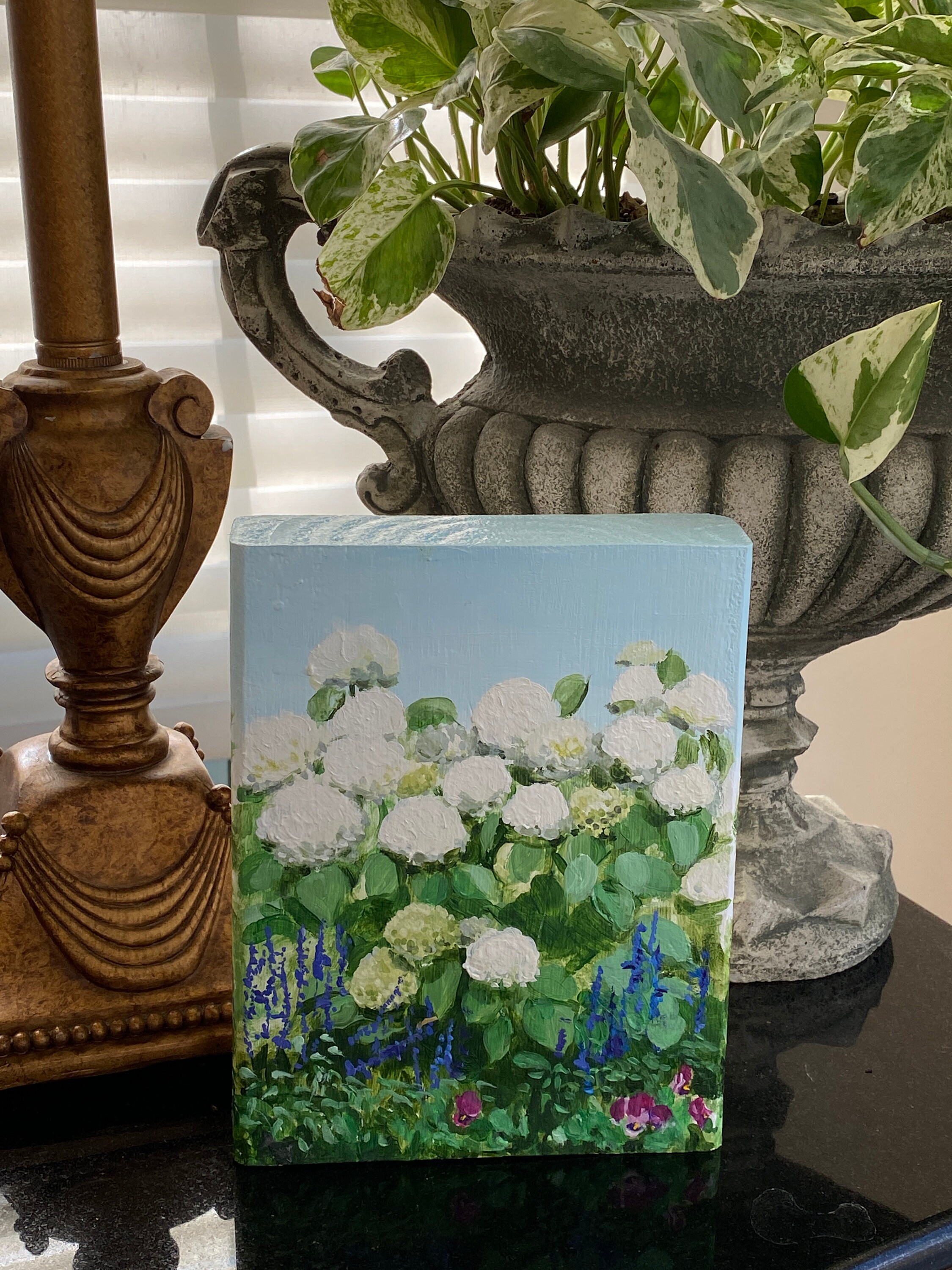 Hydrangeas Painting Original Painting Hydrangea Art Small Etsy