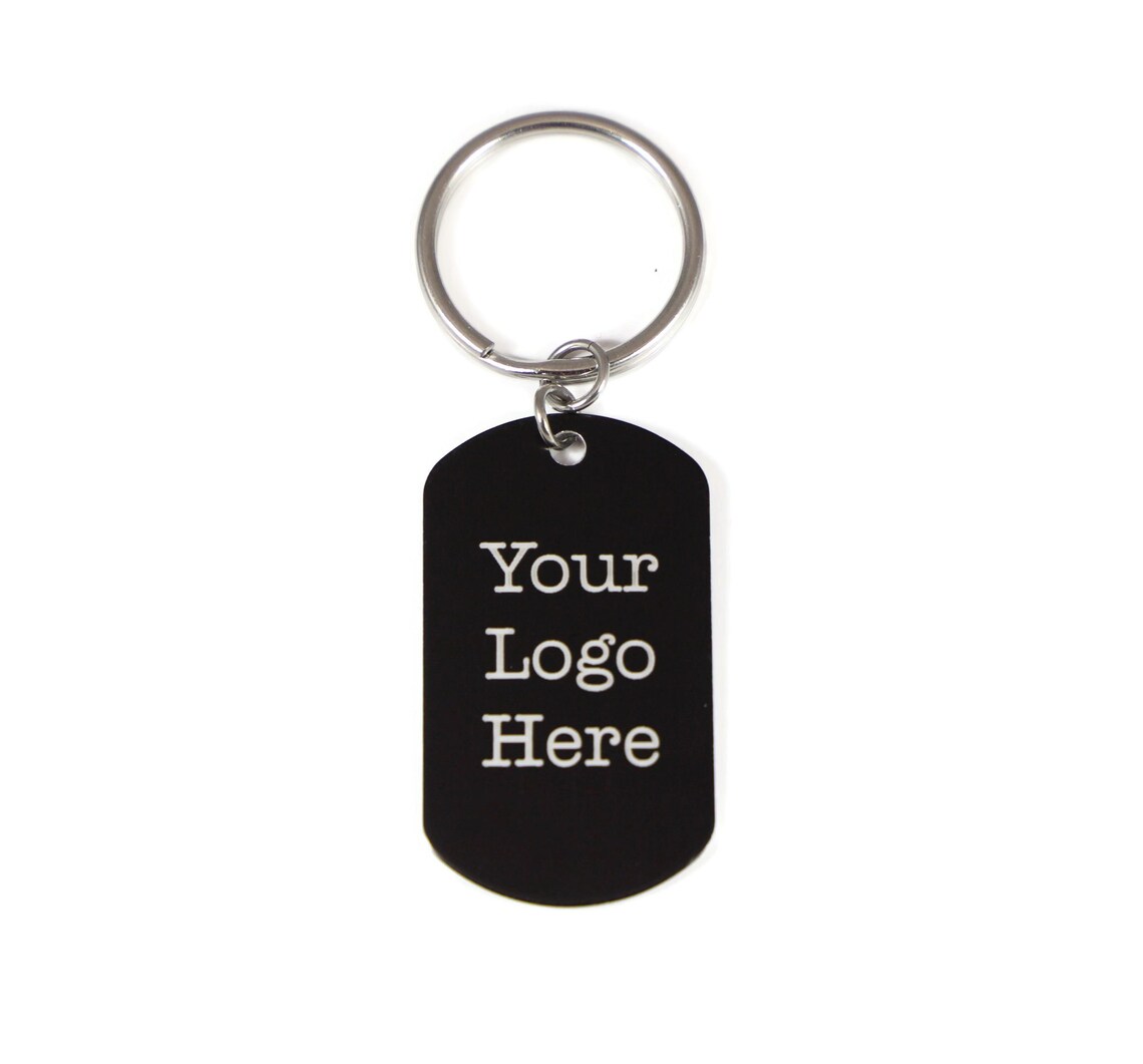 Custom Business Logo Keychain Design your own Keychain Etsy